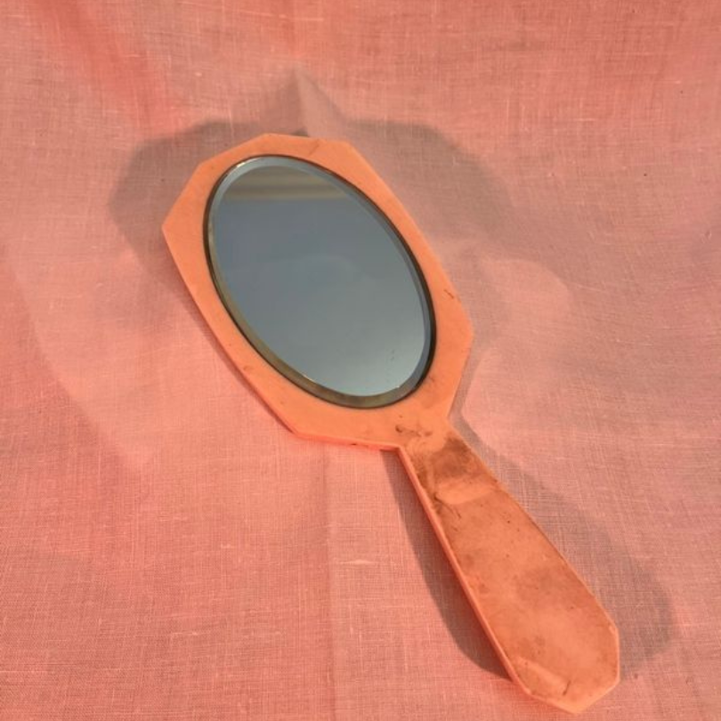 Miroir à Main en Ivoire